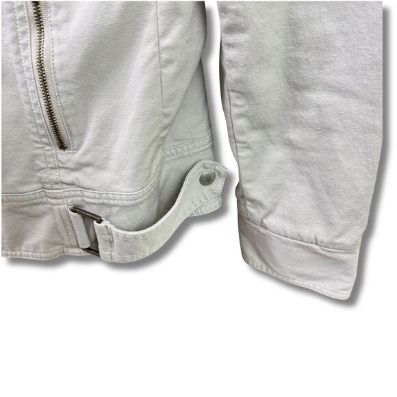 Pendleton Utility Jacket Beige Womens Sz 6 Cotton Blend Military Epaulettes Zip - Picture 9 of 13